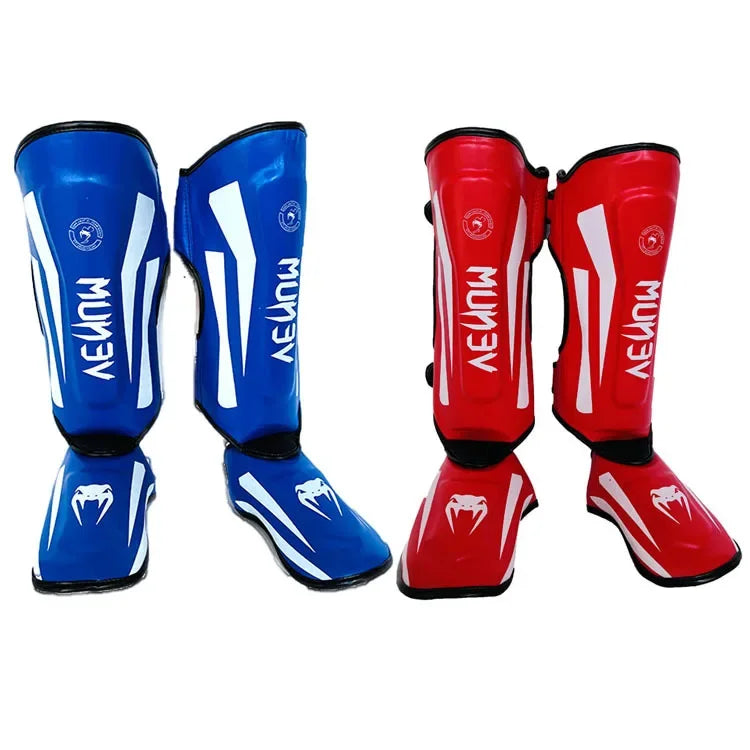 Thai Boxing Sanda Leg Guards Path Protection Free Fighting Taek wondo