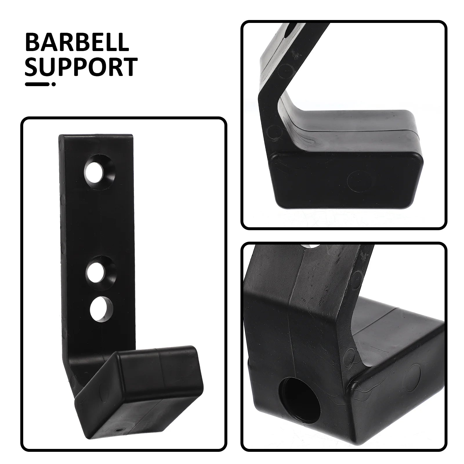 Barbell Rack Holder Storage Weight Dumbbell Wall Fitness Bar Support