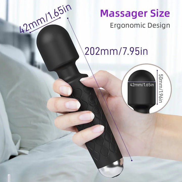 Massage Stick for Women Powerful 20 Vibration Modes Neck Shoulder Back