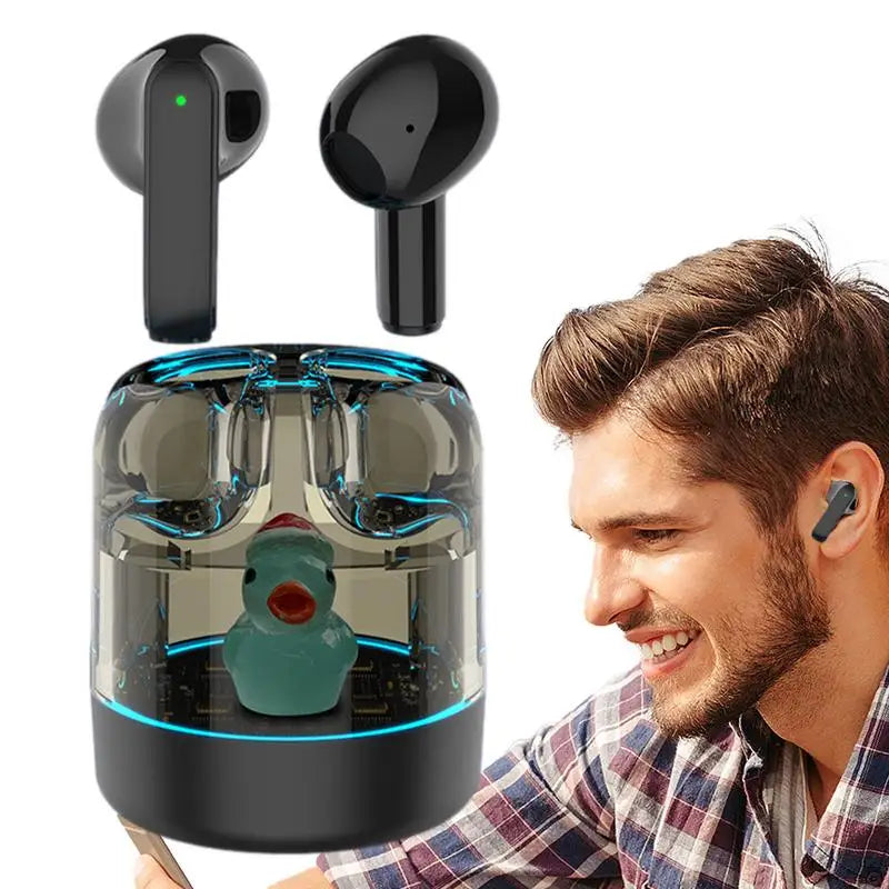 New Gym Earbuds Noise Cancelling In-ear Mini Wireless Headphones For