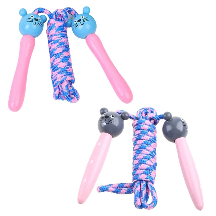 Kids Jump Ropes  Handle Sport Bodybuilding Fitness Cartoon Skipping