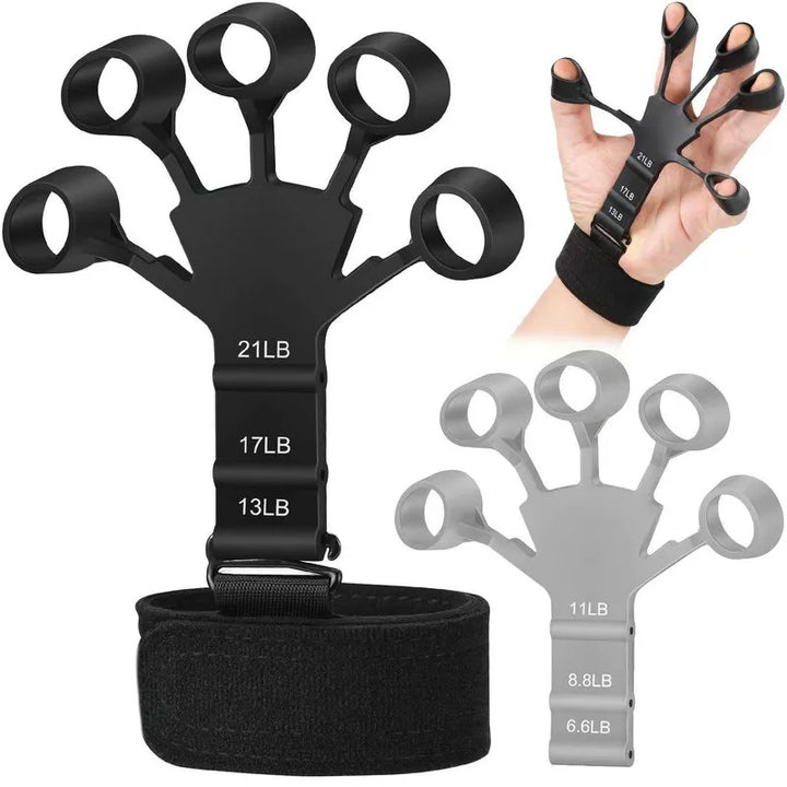 1pcs Silicone Gripster Hand Grip Finger Power Strengthener Stretcher