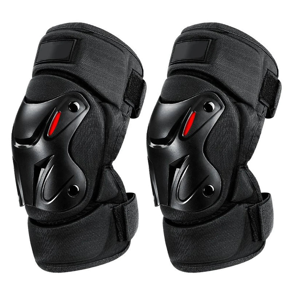 1 Pair Elbow Support Protective Motorbike Kneepads Motocross Motorcycle Knee Pads Riding Protector Racing Guards Protection Set