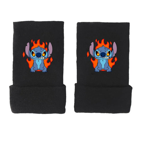 Stitch Gloves Star Baby Anime Peripheral Half Finger Gloves