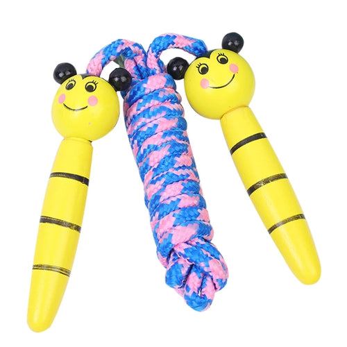 Kids Jump Ropes  Handle Sport Bodybuilding Fitness Cartoon Skipping