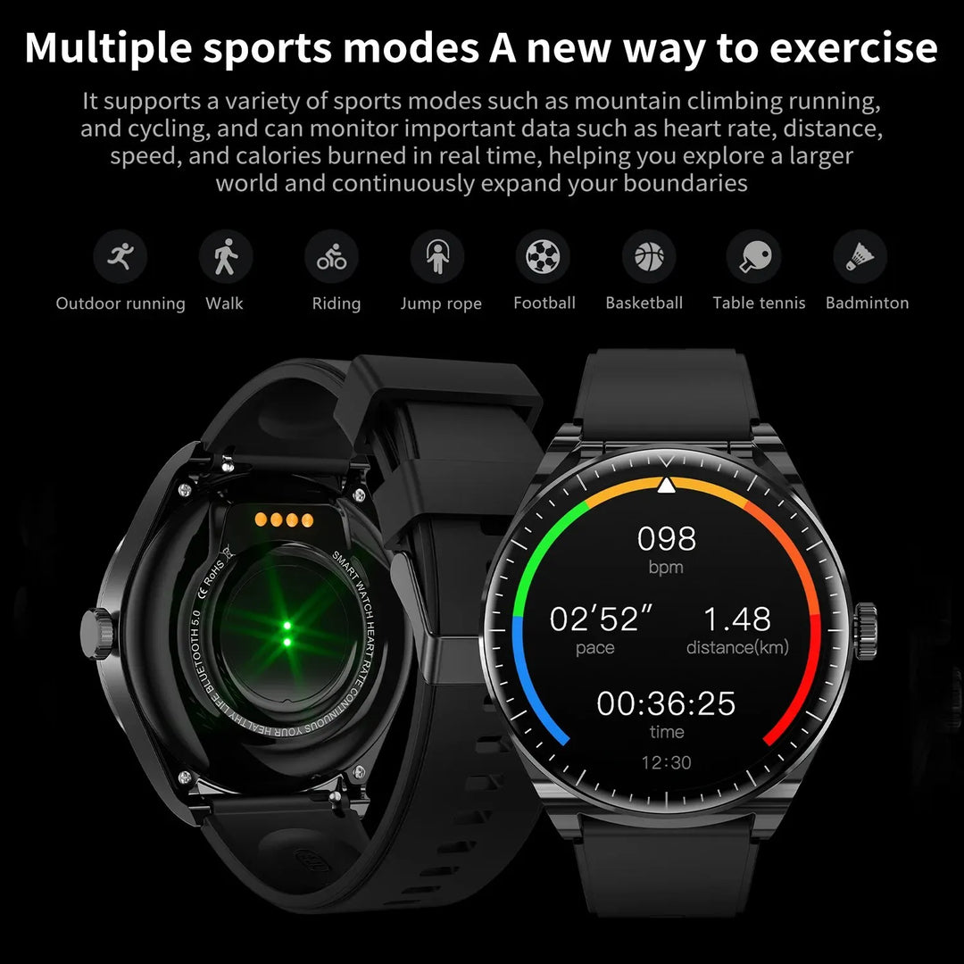 New TWS Earphone Smart Watch NFC Function Fitness Tracker Sports