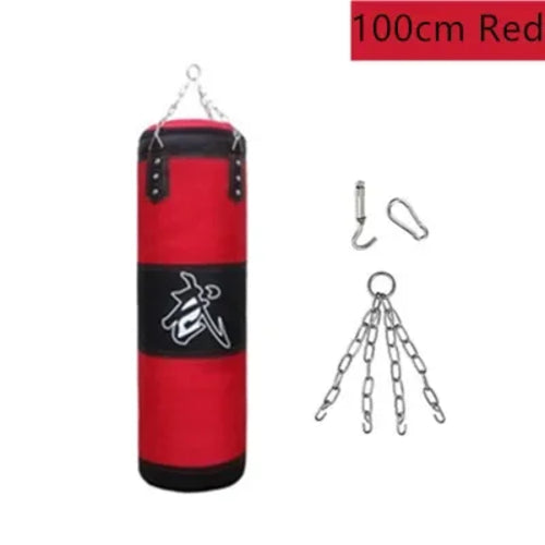 100/120cm Unfilled Heavy Punching Bag Professional Boxing Sandbag with