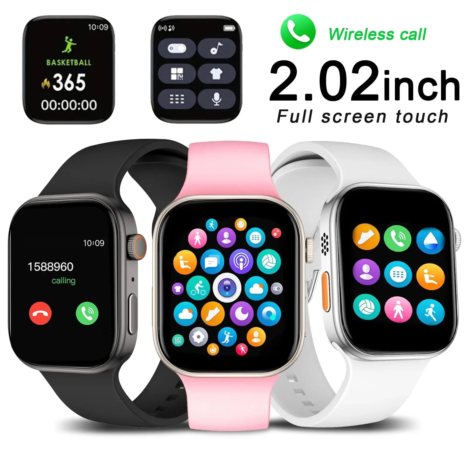 Smartwatch, Interest Alert View, Multiple App Alerts, Wireless