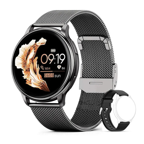 Bluetooth Call Smart Watch Women Custom Dial Steel Watches Men Sports