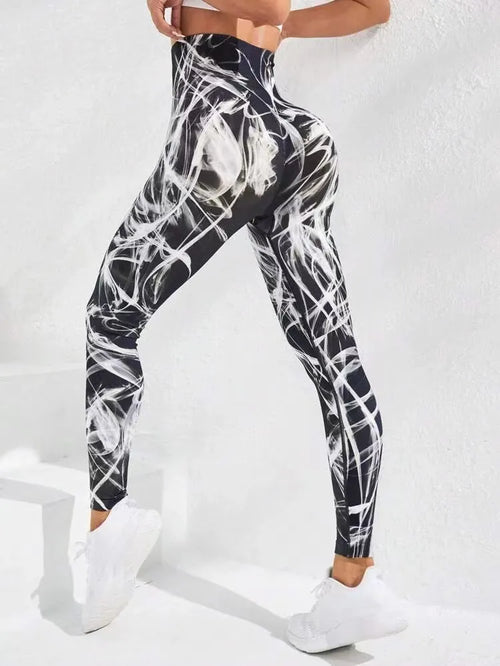 Tie Dye Seamless Leggings Women for Gym Yoga Pants Push Up Workout