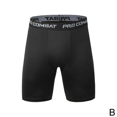 Men Bodybuilding Shorts Sports Fitness Workout Elastic Compression