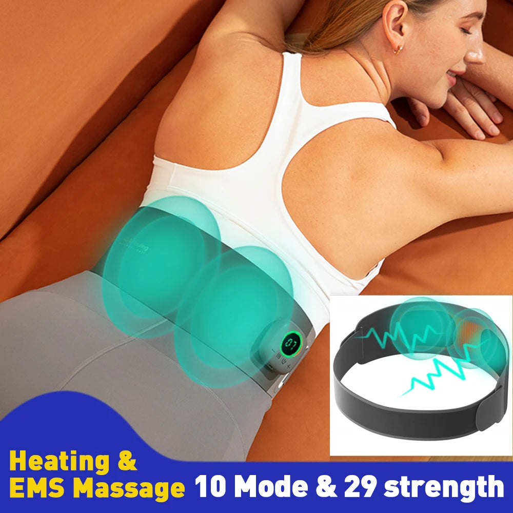 Heating EMS Muscle Stimulator Abdominal Body Massage Slimming Belt