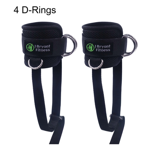 Dumbbell Ankle Straps Leg Weights Tibialis Trainer Adjustable D-ring