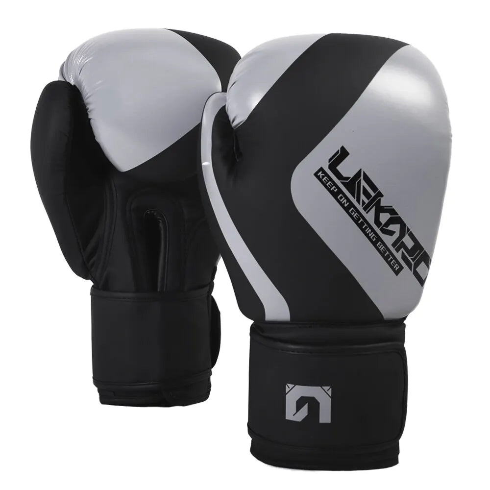 Adult Professional 12oz Boxing Training Gloves Pu Elastic Boxing