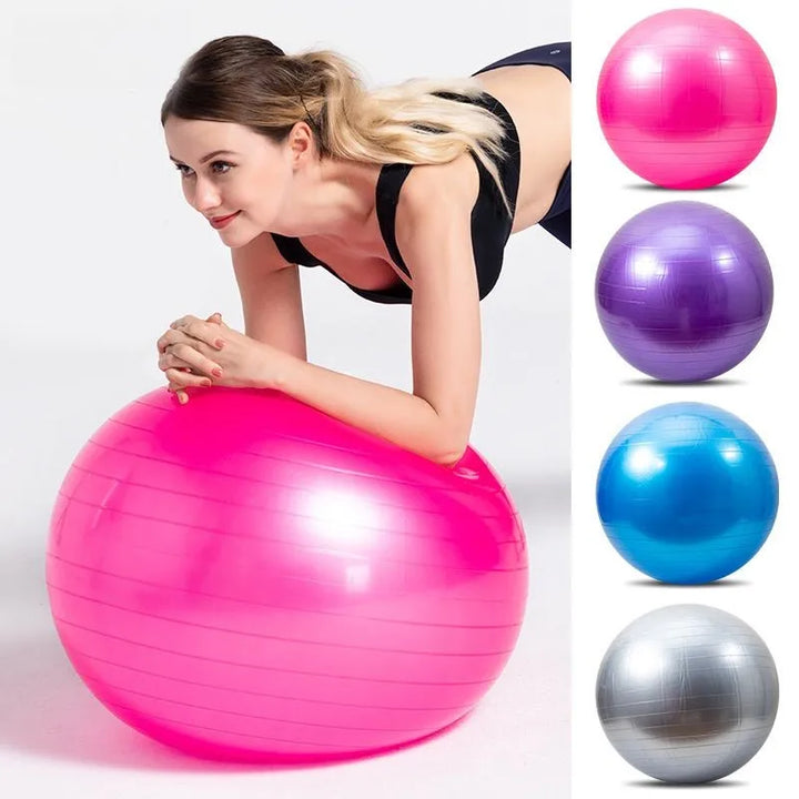 Yoga Pilates Ball Gym For Fitness Balloon Cover Workout Over Soft Big