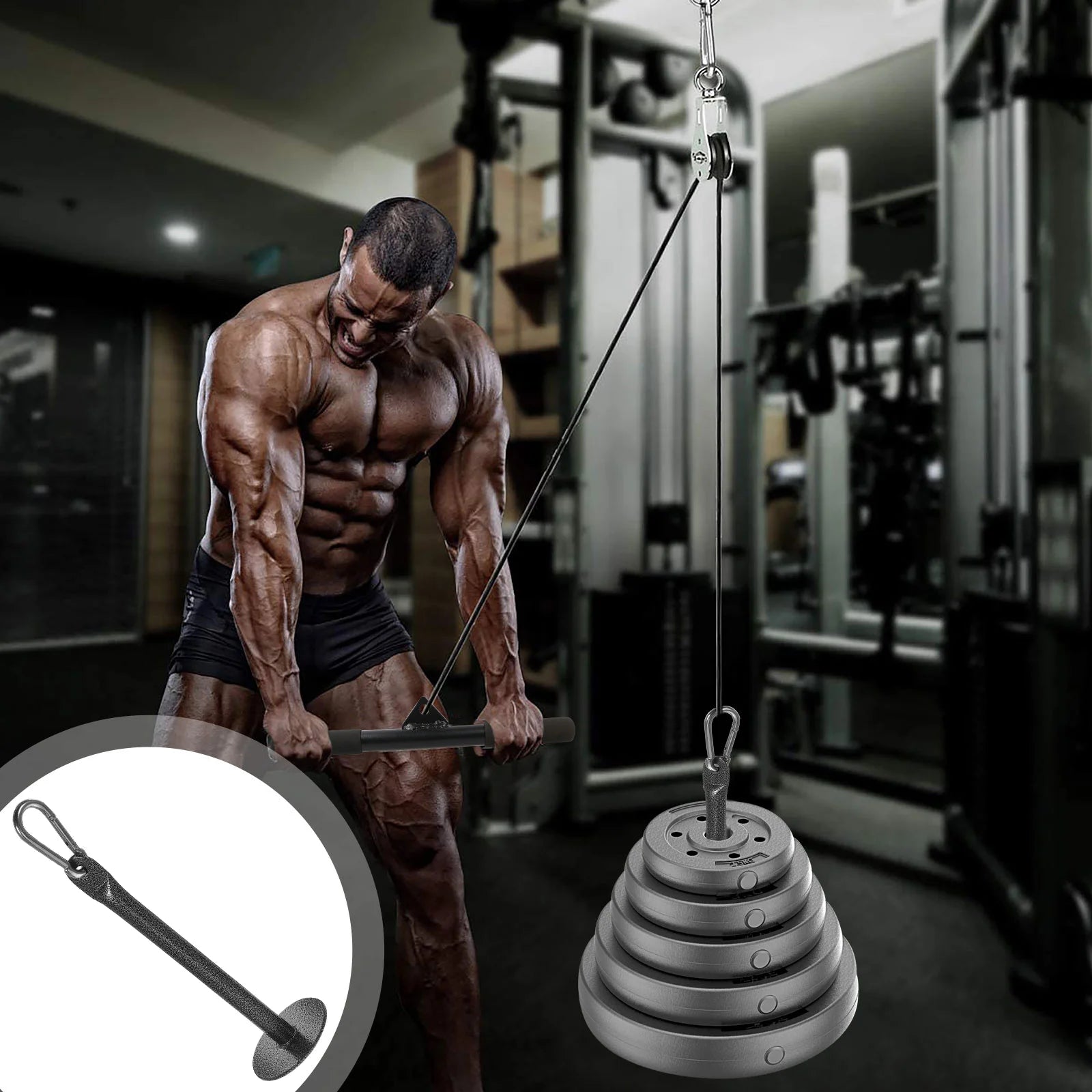 Loading Pin Weight Pulley Fitness Plate Accessories Training Rack