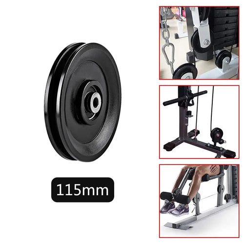 50-160mm Gym Bearing Pulley Wearproof Nylon Bearing Pulley Wheel Cable