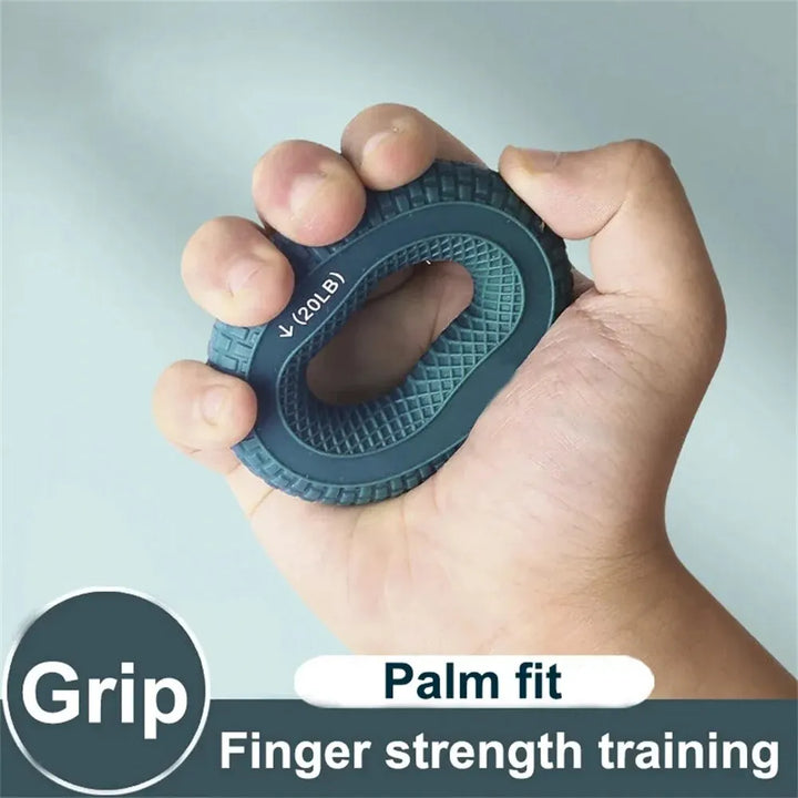 Silicone Adjustable Hand Grips 70-80LB Grip Ring Finger Forearm Trainer Carpal Expander Tire Shape Portable Fitness Equipment