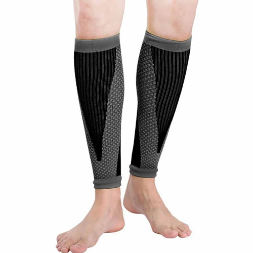 1Pair Compression Calf Sleeves Footless Leg Brace Sock For Running