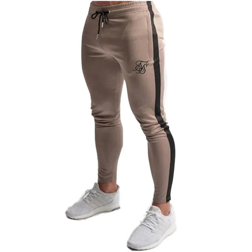 Sik Silk Men's Pants Fitness Skinny Trousers Spring Elastic