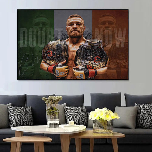 Inspirational Boxing Conor McGregor Professional Boxers Poster Canvas