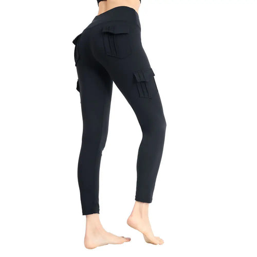 Women Yoga Fitness Pants High Waist Hip Lifting Tight Sports Running