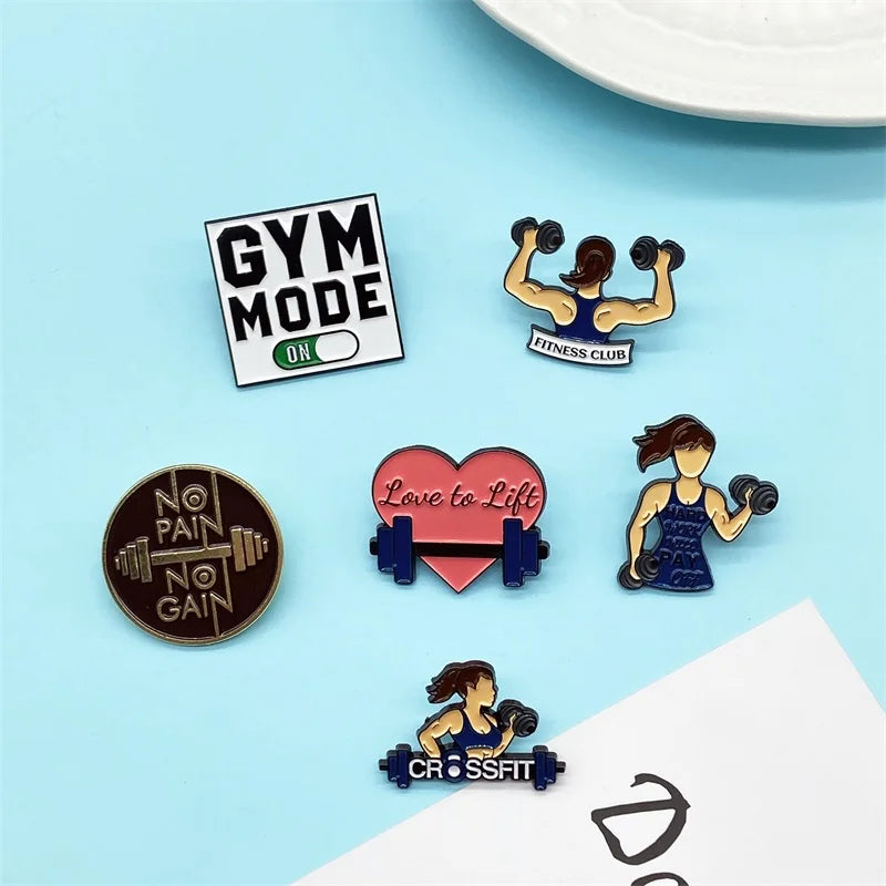 Creative Sports Fitness Around Girls Anti-dumbbell Design Alloy Enamel