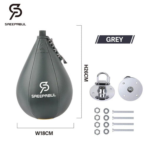 Boxing Pear Shape PU Speed Ball with Swivel Punch Bag Punching boxeo