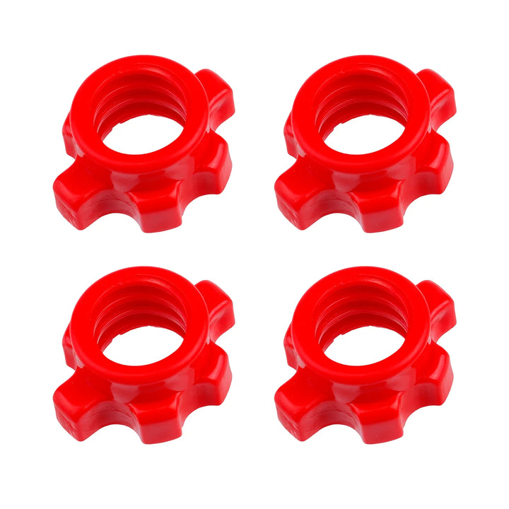 4 Pcs Dumbbell Bar Nut Barbell Fixing Accessories Home Gym Equipment