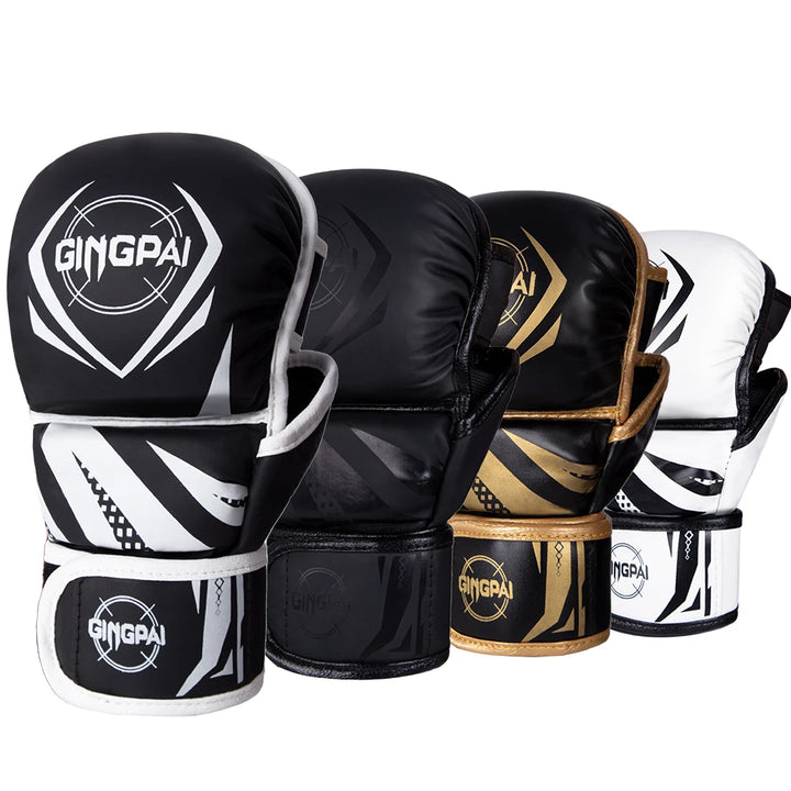 Professional MMA Half-Finger Fighting Boxing Gloves Thickened Sanda Free Fighting Mixed Martial Arts Training Gloves