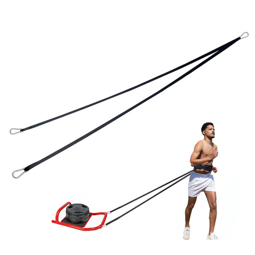 Weight Sled Pulling Strap Belt,Waist Belt,Sled Trainer Pull Leash of