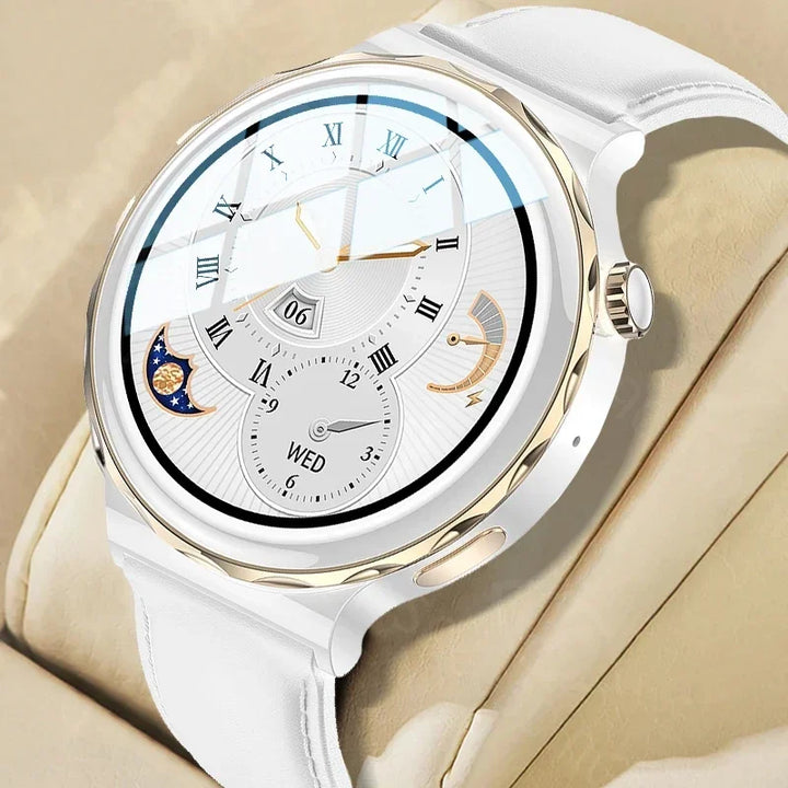 Smart Watch Round Women Waterproof Smartwatch Men Women Fitness