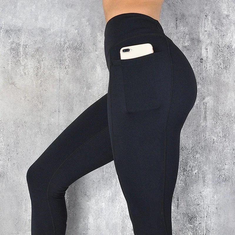 Sportswear Woman Gym Leggings Pocketed Yoga Pants Fitness Running