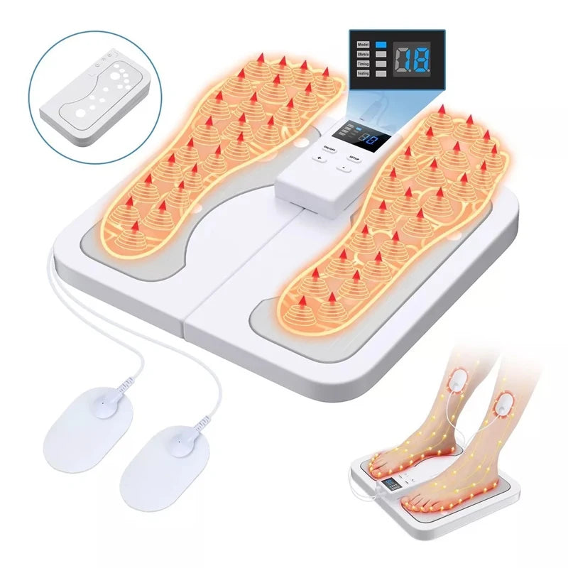 Foot Circulation EMS & TENS Nerve Muscle Massager Electric Foot
