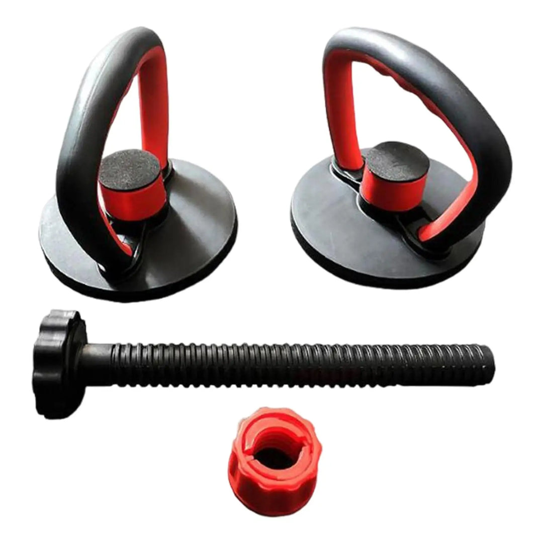 Adjustable Kettlebell Handle for Plates Weights Dumbbell Grip Workout