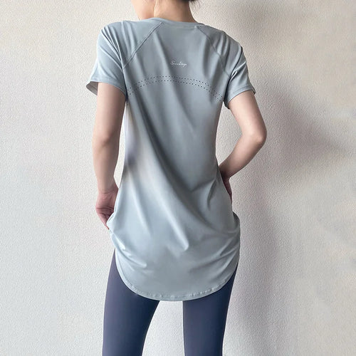 New Permeability Slim Yoga Shirts Quick Drying Fitness Workout Running