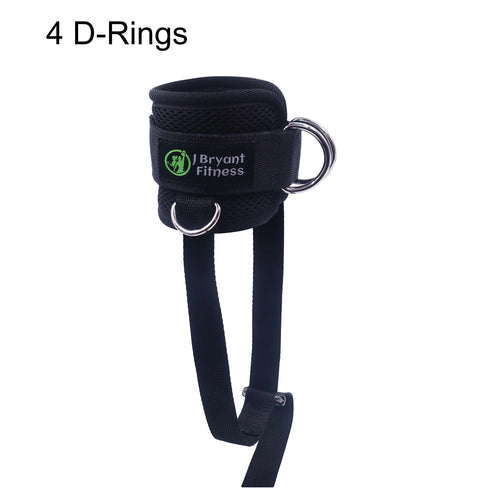 Dumbbell Ankle Straps Leg Weights Tibialis Trainer Adjustable D-ring