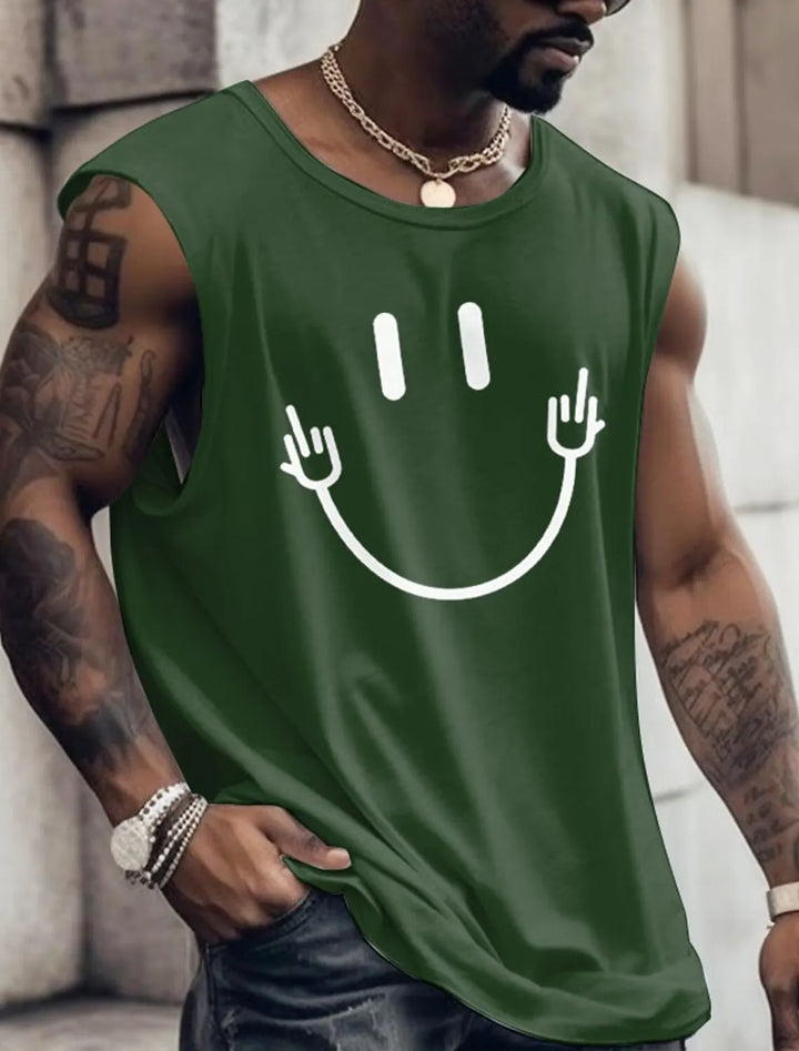 2023 New Summer Men's Boxing Fitness Tank Top Men's Sports Tops