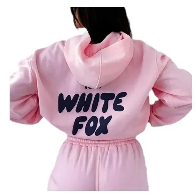 White Fox Women's Hoodies Sets