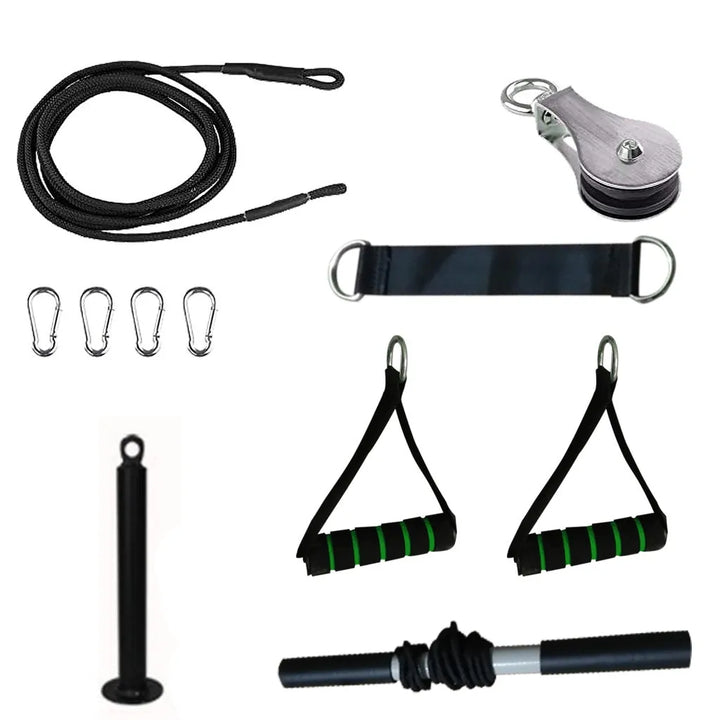 Fitness DIY Pulley Cable Gym Workout Equipment