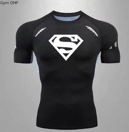 Men's Sports Quick Dry T Shirt Compression Gym