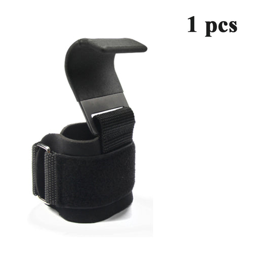 Weight Lifting Hook Grips With Wrist Wraps Hand-bar Wrist Strap Gym