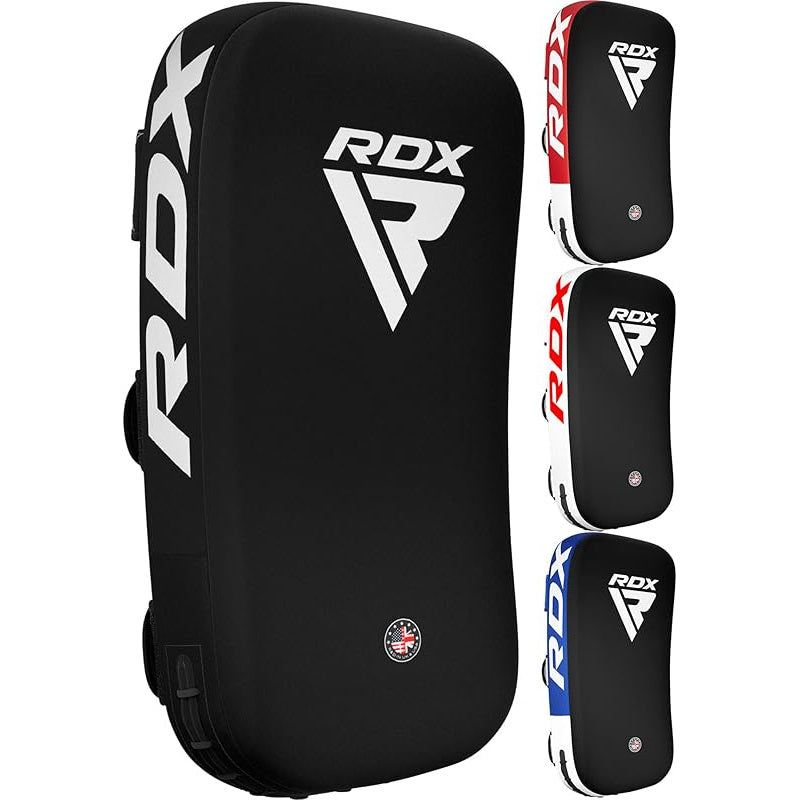 Muay Thai Pad for Training, Curved Kickboxing kicking strike Shield, Coaching Kick Boxing, MMA, Martial Arts, Karate, Taekwondo, Punching, Foot, Knee and Elbow Target (One Pad Only)