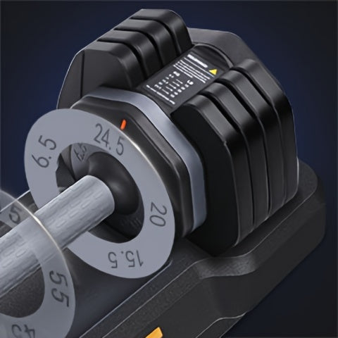 THERUN Quick Adjustable Weight Dumbbells, 5-speed Adjustable 6.5KG/11KG/15.5KG/20KG/24.5KG, Pair Of Total Weight 49KG, Men's And Women's Fitness Home Dumbbells