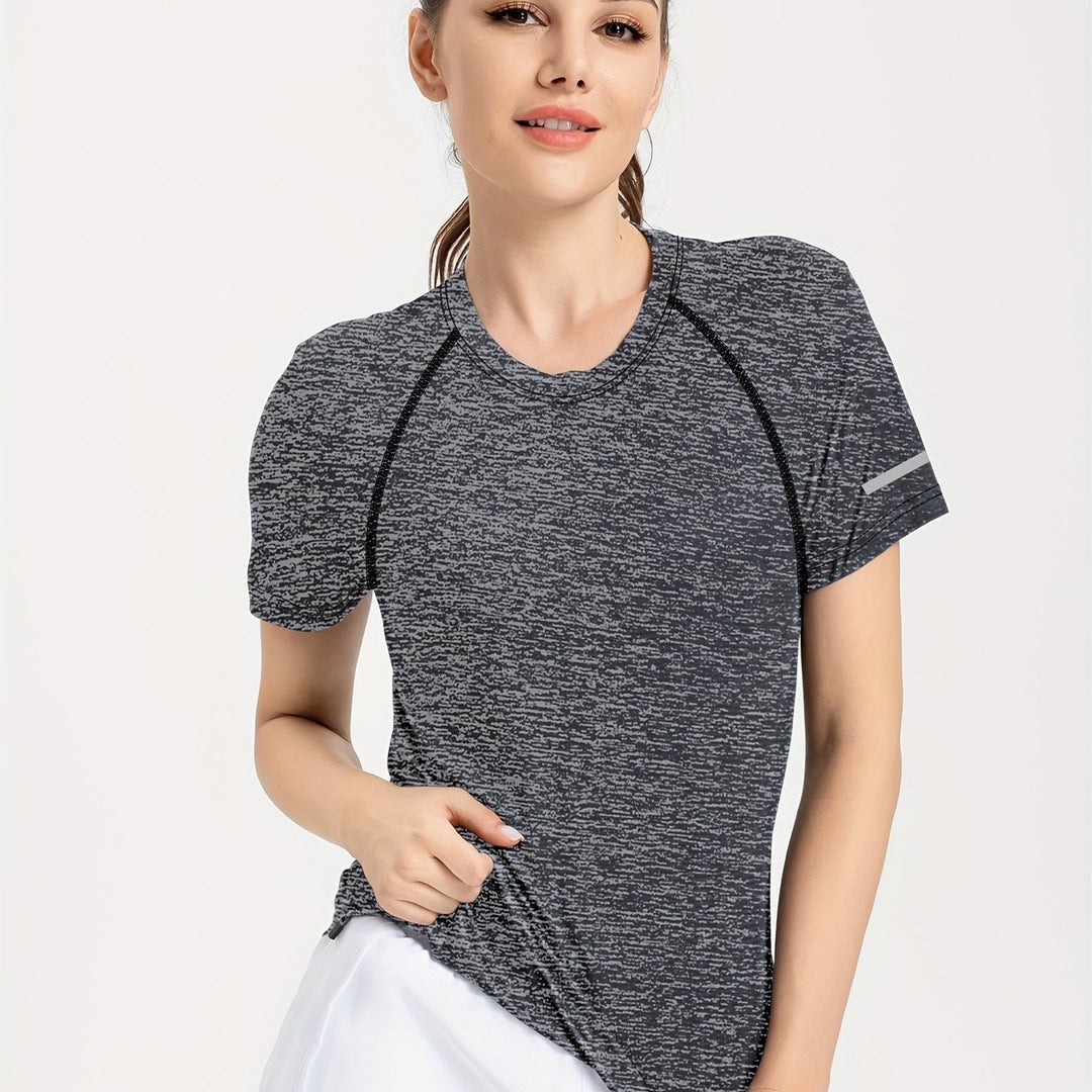 Women's Quick-Dry Running Top - Lightweight & Breathable - Ideal for Tennis & Workouts