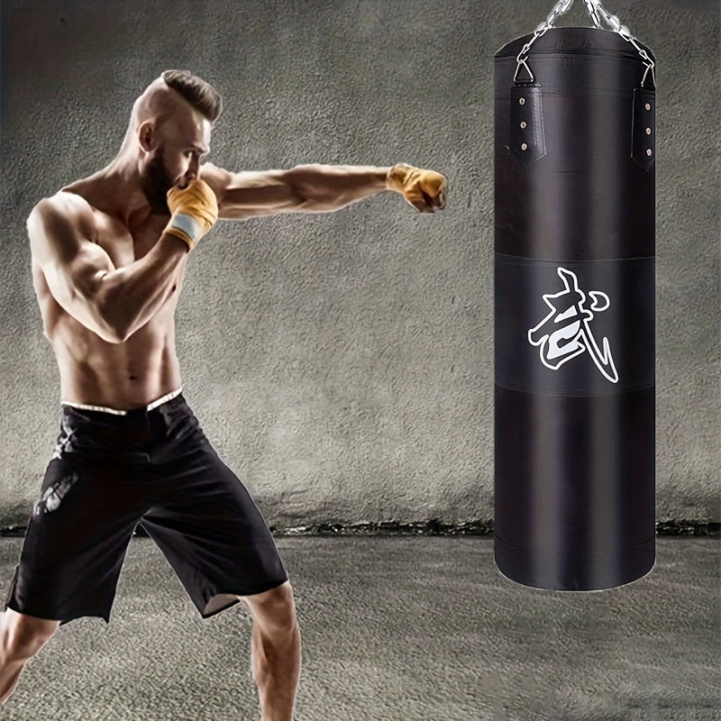 Punching Bag With Hanging Chain, Boxing, Martial Arts, Muay Thai, MMA Training Equipment, Home Gym Fitness Gear