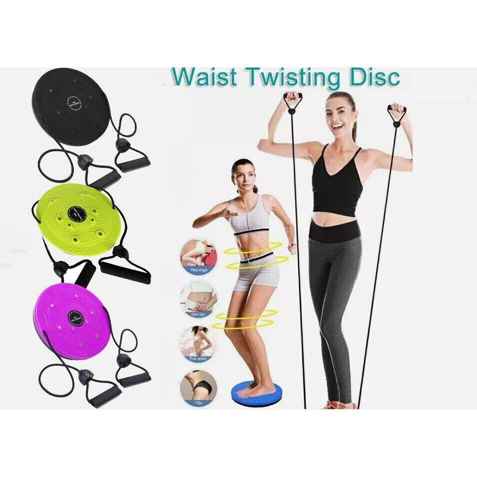 Waist Sculptor Machine Twister - Waist Whispers Waist Twisting Disc for Home Exercise Workout, Waist Trainer Twisting Disc Board for Women Weight Loss/Body Shaping/Foot Massage (Purple)