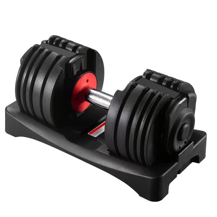 1pc Iron Adjustable Dumbbell Set - 5kg to 25kg Smart Weight Training for Full Body Workout, Home Gym Fitness Equipment