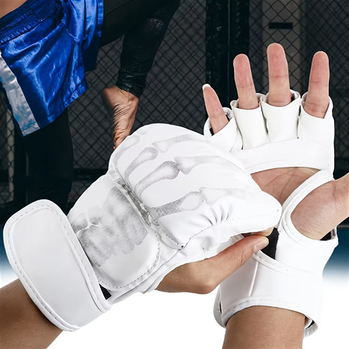 A Pair of Boxing Training Gloves Suitable for Adults, Both Men And Women, for Sparring And Martial Arts. These Gloves Are Designed for Taekwondo, Muay Thai, And Mixed Martial Arts, Including Boxing Training Equipment, Sports