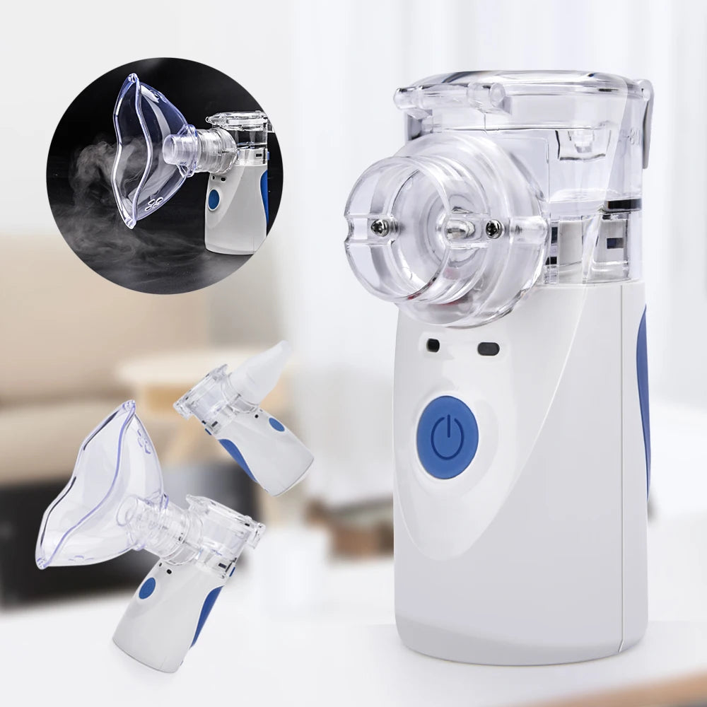 Portable Silent Ultrasonic Nebulizer Inhaler Machine Medical Equipment Kids Atomizer Runny Nose Adult Humidifier Health Care